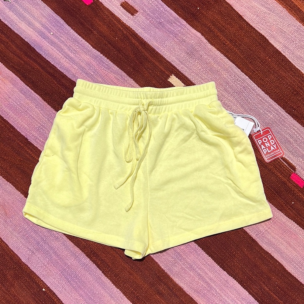 Yellow Soft Shorts